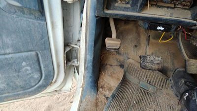 88-94 Chevy Silverado 1500 Driver Left Lower Kick Trim Panel Oem Blue