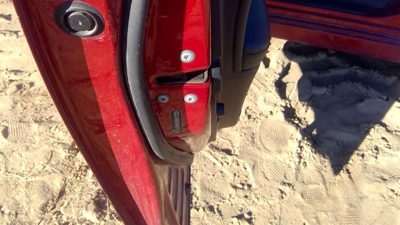 2010-2012 Lexus Hs250h Hybrid Driver Left Front Door Latch With Rods/cables Oem