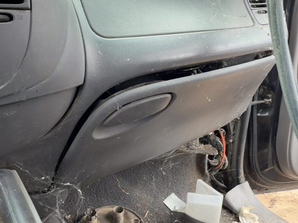 97-02 Ford Expedition Glove Box Assembly Complete Door With Latch Oem Gray 12 — photo 3