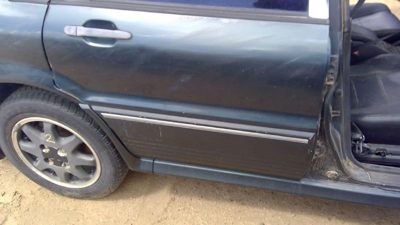 1991 Mitsubishi Galant VR-4 Passenger Right Rear Door Shell OEM Back RH Green