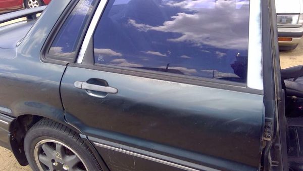 1991 Mitsubishi Galant VR-4 Passenger Right Rear Door Shell OEM Back RH Green — photo 7
