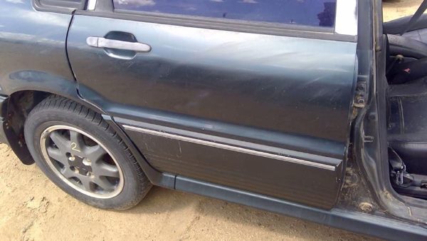1991 Mitsubishi Galant VR-4 Passenger Right Rear Door Shell OEM Back RH Green — photo 4