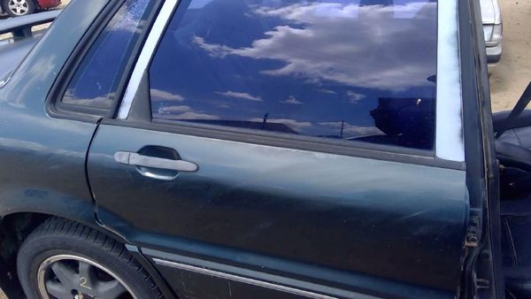 1991 Mitsubishi Galant VR-4 Passenger Right Rear Door Shell OEM Back RH Green — photo 9