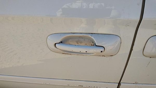 2001-2007 Dodge Caravan Passenger Right Rear Outside Door Handle Back White Pw1 — photo 1