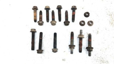 1988-1997 Ford F250 Set Of Bolts For Lower Intake Manifold Hardware Oem 7.5L 460