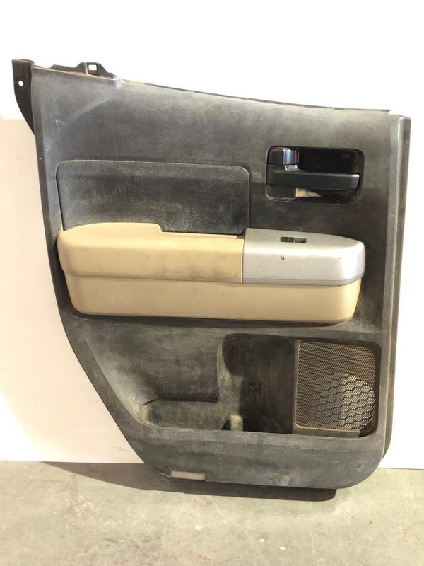 2007 Toyota Tundra LH Driver Left Rear Door Trim Panel With Switches Back Tan — photo 1