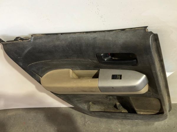 2007 Toyota Tundra LH Driver Left Rear Door Trim Panel With Switches Back Tan — photo 6