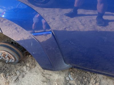 06-07 Hhr Right Rear Moulding From Door Back Sport Wagon Ls Lt Daytona Blue 69U