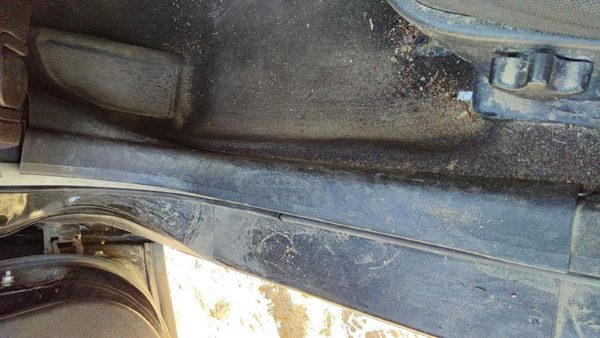 10 Ford Fusion Driver Left Lower Sill Step Moulding Trim Panel Dw Charcoal Black — photo 2