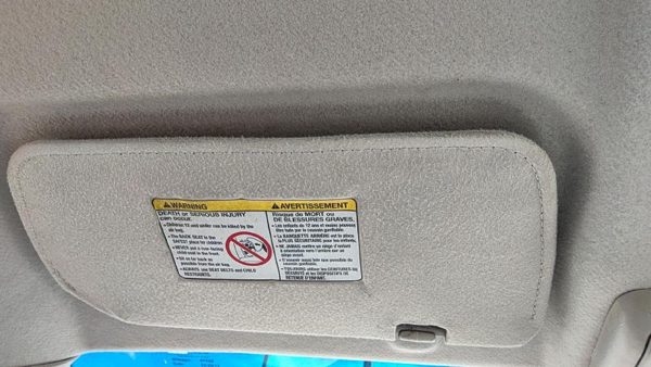 2002-2003 Nissan Altima Driver Left Sun Visor Oem Frost K 964015Y700 — photo 2
