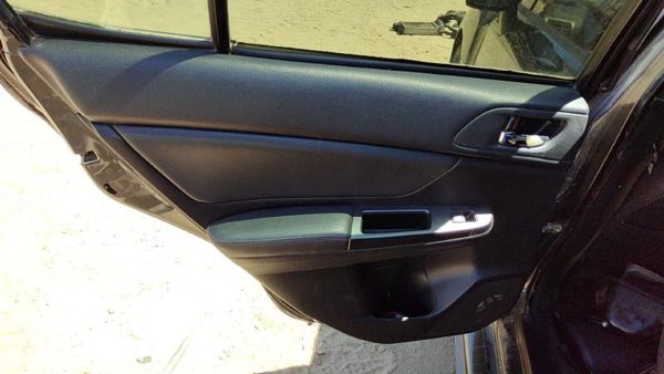 15-16 Wrx Driver Left Rear Inside Door Trim Panel Wih Switches Back Cbl30 Carbon — photo 1