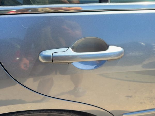 03-07 Accord Passenger Right Rear Outside Door Handle Back Sedan Cool Blue B542M — photo 4
