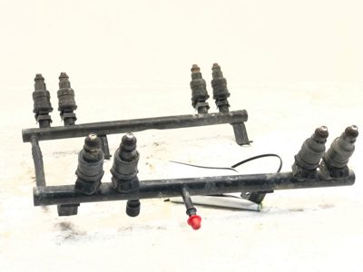 1994-1996 Dodge Dakota Complete Fuel Rail With Injectors Set Oem 5.2L 53030262