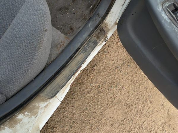 2000 Toyota Camry Passenger Right Rear Lower Sill Plate Step Trim Panel Oem Gray — photo 1