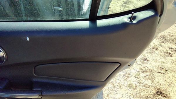 07 08 Grand Prix Passenger Right Rear Inside Door Trim Panel Switches Back Ebony — photo 2