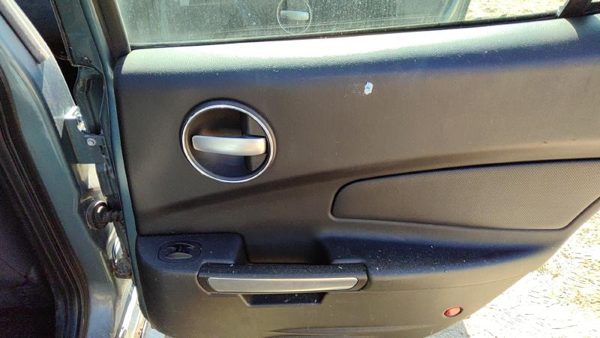 07 08 Grand Prix Passenger Right Rear Inside Door Trim Panel Switches Back Ebony — photo 5