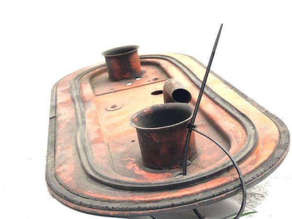 70-72 Nissan Datsun 240Z Lower Air Cleaner Base Plate Filter Housing 2.4L L24 — photo 3