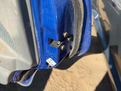 04-08 Aveo Passenger Right Rear Door Latch With Rods/Cables Oem Back Hatchback
