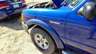 2005 Ford Ranger Fender LH Blue Sn
