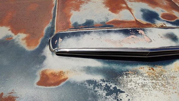 1964-1965 Ford Thunderbird Coupe Hood Scoop Assembly Only Oem — photo 2