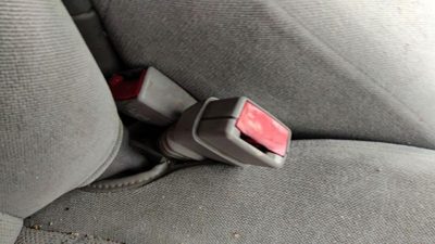 2004 2005 Mercury Sable Passenger Right Front Seat Belt Buckle Receiver Oem Gray