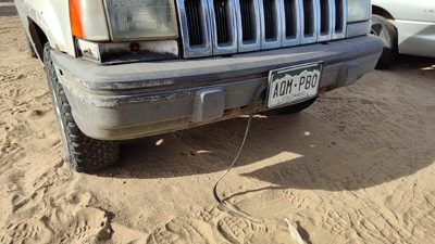 1993-1995 Jeep Grand Cherokee Front Bumper Cover Assembly Oem 55031452