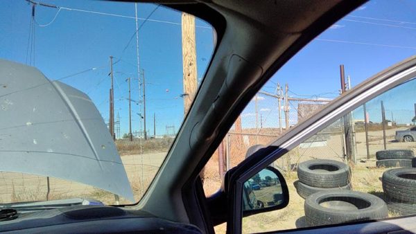 05-07 Caravan Passenger Right A Pillar Trim Windshield Post Panel D5 Slate Gray — photo 3