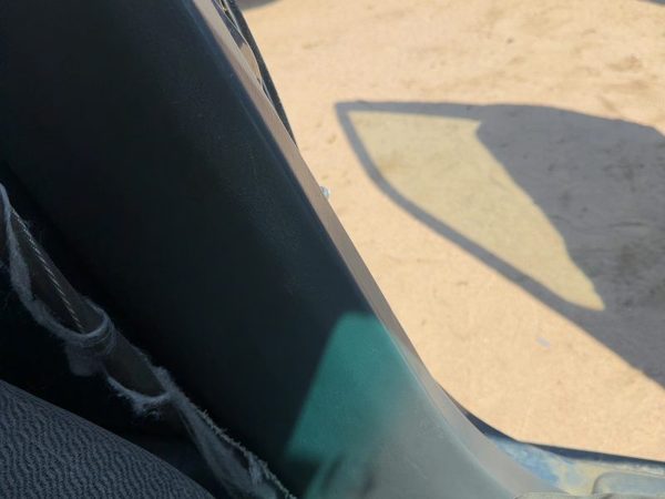1996-2000 Honda Civic Sedan LX Driver Left Lower B-Pillar Trim Panel Gray F — photo 2