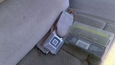 1980-1985 Olds 88 Passenger Right Front Seat Belt Buckle Female Receiver Oem Tan