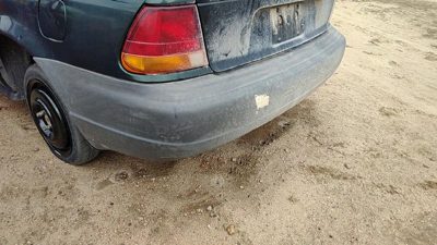 1996-1998 Saturn Sl1 Rear Bumper Cover Assembly Oem Back 21108238