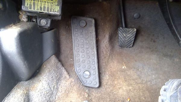 89-93 Mitsubishi Galant Vr-4 Floor Foot Rest Pad Oem Step Trim Black — photo 5