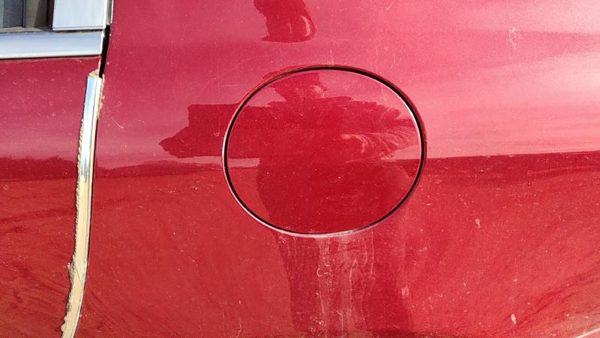 2006-2011 Buick Lucerne Fuel Tank Door With Hinge Gas Lid Oem Filler Crimson 86U — photo 3