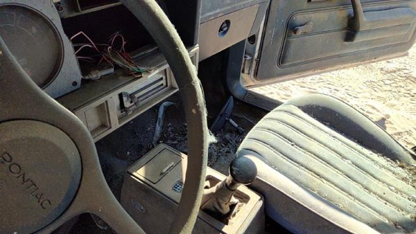 1985 Pontiac Sunbird Steering Wheel Oem Blue — photo 2