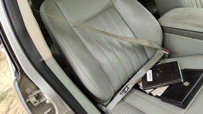 03-05 Lincoln Aviator Passenger Right Front Seat Belt Retractor Shoulder Gray Bl