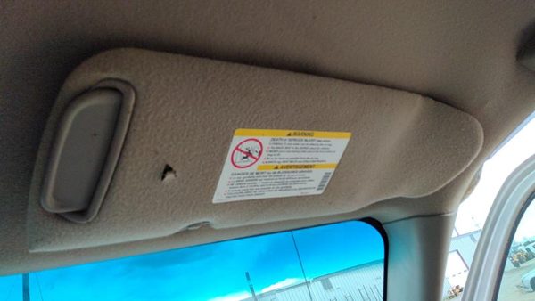 2000-2001 Chevy Silverado 2500 Passenger Right Sun Visor Oem Tan 52D 15069546 — photo 1