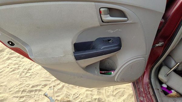 2010 Honda Insight Driver Left Rear Door Trim Panel With Switches Back Tan — photo 7