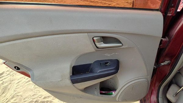 2010 Honda Insight Driver Left Rear Door Trim Panel With Switches Back Tan — photo 5