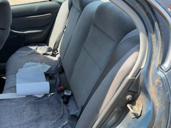 97 Civic Complete Set Of Rear Seat Belts Retractor Buckle Left Right Back Gray F — photo 1