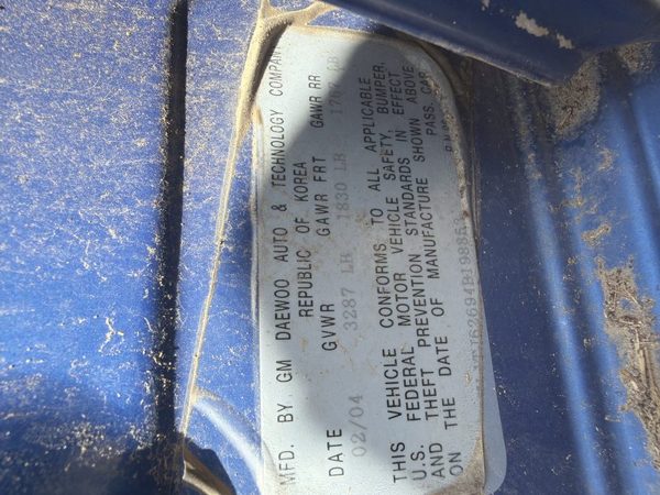 2004-2005 Chevy Aveo Electronic Control Module Computer Ecm Ecu 1.6L Automatic — photo 8