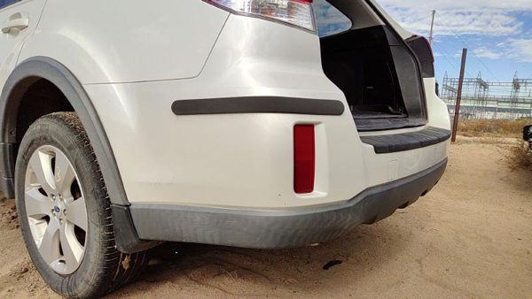 2010-2014 Subaru Legacy Outback Rear Bumper Cover Assembly Back 7J Satin White — photo 7