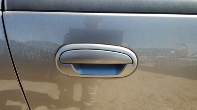 97-02 Expedition Passenger Right Front Outside Door Handle Oem Arizona Beige Aq