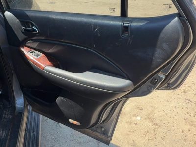 01-03 Acura Mdx Passenger Right Rear Door Trim Panel With Switches Back Black D