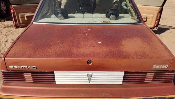 1985 Pontiac Sunbird Trunk/decklid/hatch/tailgate Brown 20592616 — photo 1