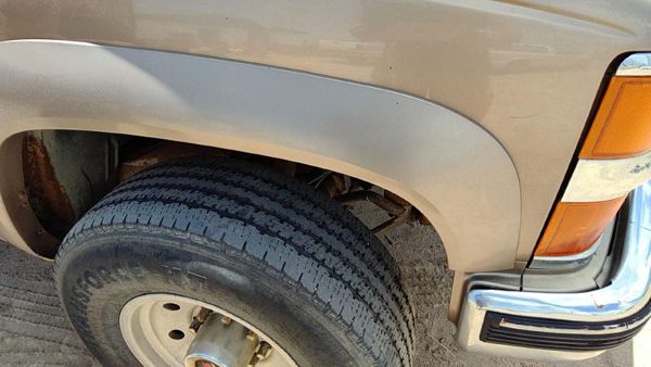 95-00 Silverado 2500 Passenger Right Front Wheel Flare Moulding Fender Gold 55U — photo 6