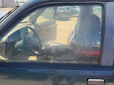 1991-1994 Ford Explorer 2 Dr Driver Left Front Door Glass Window F1TZ9821411A