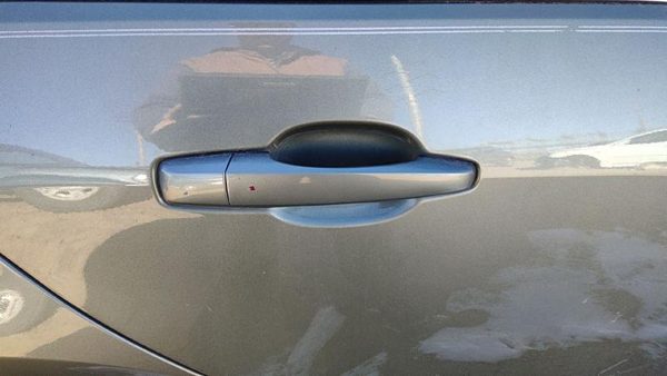 2005-2008 Cadillac Sts Passenger Right Rear Outside Door Handle Back Green 92U — photo 3