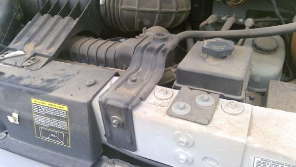1997-2003 Ford Van E450 Pair Of Radiator Mount Bracket Straps Oem Set 6.8L — photo 3