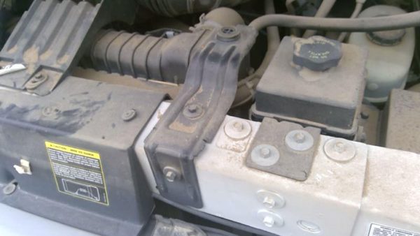 1997-2003 Ford Van E450 Pair Of Radiator Mount Bracket Straps Oem Set 6.8L — photo 4