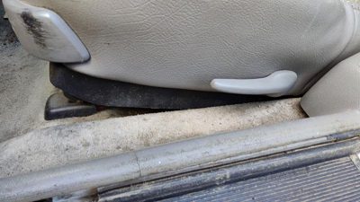 92-99 Pontiac Bonneville Driver Left Power Seat Track With Motors Only Oem Gray