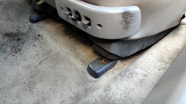 92-99 Pontiac Bonneville Driver Left Power Seat Track With Motors Only Oem Gray — photo 2